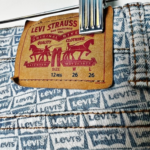 Levi’s - 512 Slim Taper Logo Jeans - Sz. 12 reg - Picture 6 of 7